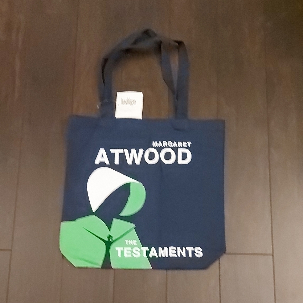 Indigo Margaret Atwood Tote Bag - Blue and Green